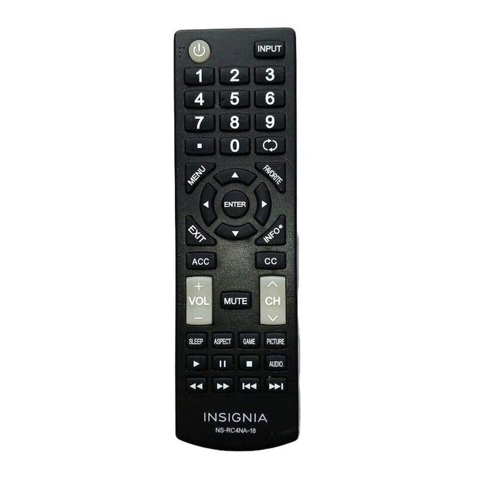Insignia NS-RC4NA-18 Remote Control  Genuine OEM Tested Works